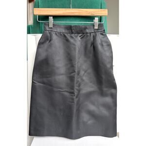 Yves Saint Laurent Rive Gauche Black Skirt